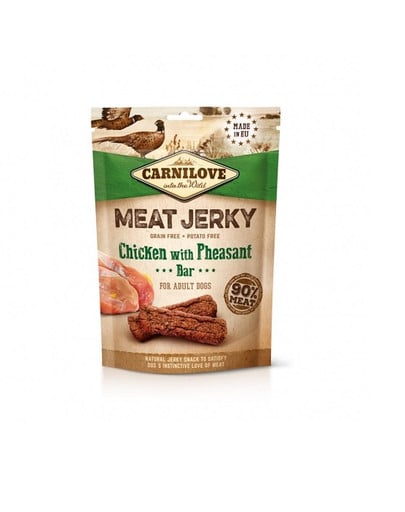 CARNILOVE Jerky Chicken with pheasant 100g