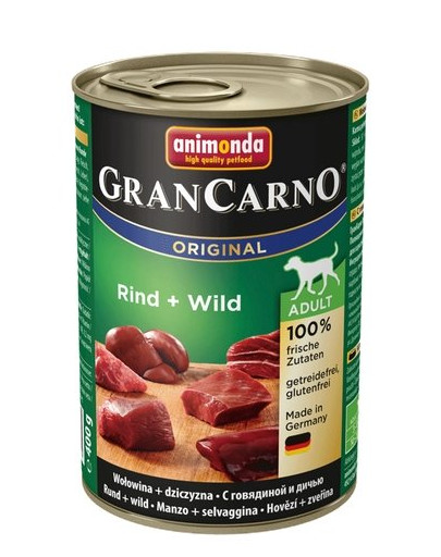 ANIMONDA GranCarno Original Adult RIND + WILD 800 g