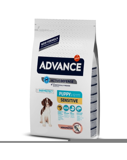 ADVANCE Puppy Sensitive 12kg für Welpen mit Nahrungsmittelunverträglichkeiten