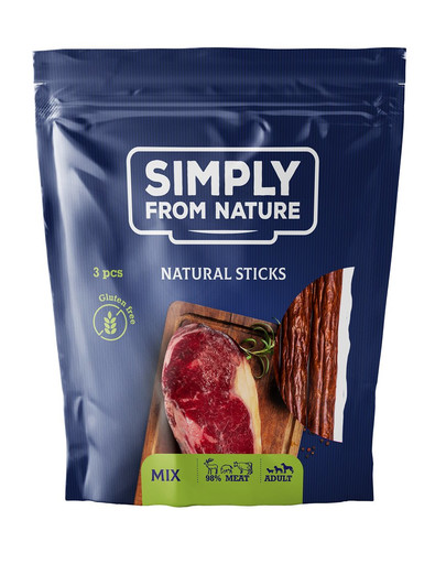 SIMPLY FROM NATURE Nature Sticks MIX Nature Sticks Tasty MIX 3 szt.