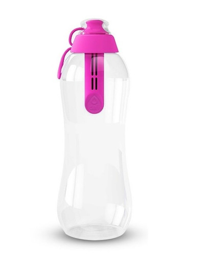 DAFI Filterflasche Sport 0,7 l pink + 2 Filter