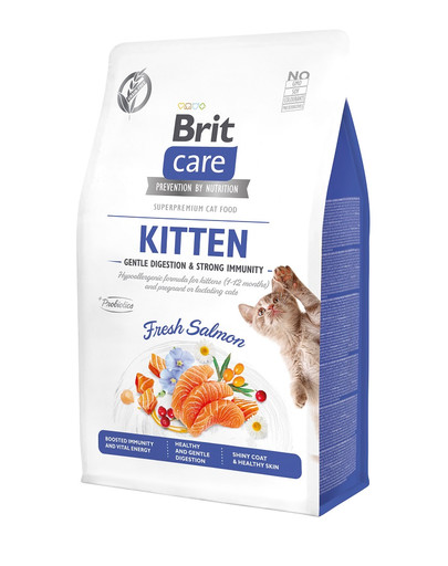 BRIT CARE Grain-Free Kitten Immunity 0.4 kg hypoallergene Formel für Kätzchen
