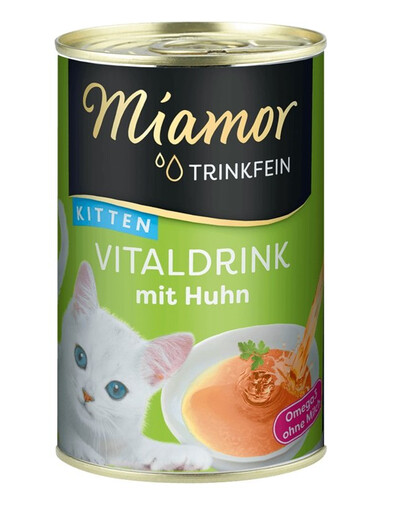 MIAMOR Trinkfein Suppe mit Huhn für Kätzchen 12x135 g