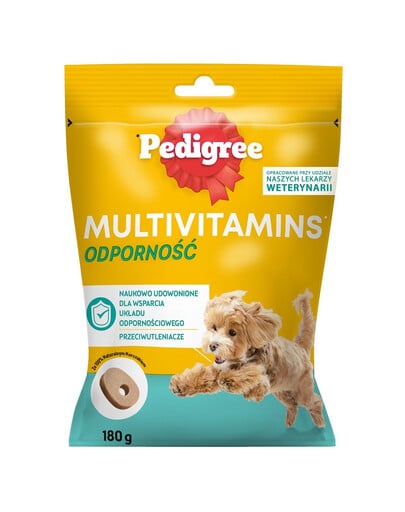 PEDIGREE Multivitamins Immunität Huhn 180 g Immunitätsergänzung für erwachsene Hunde