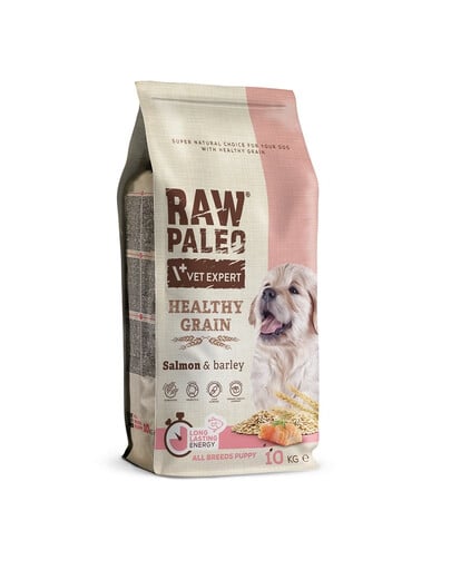 VETEXPERT RAW PALEO Heathy Grain Puppy Salmon 10 kg