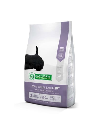 NATURES PROTECTION Mini Adult Lamb Small breed dog 7,5 kg mit Lammfleisch für kleine Rassen