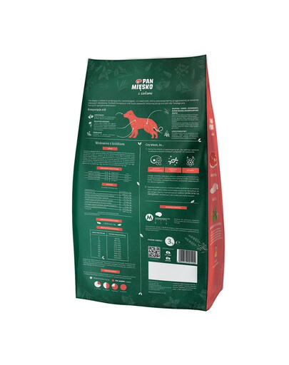 PAN MIĘSKO z ziołami Wołowina z królikiem M 3 kg dla ras średnich