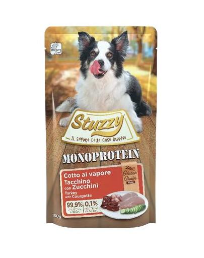 STUZZY Dog Monoprotein Grain&Gluten free Pute mit Zucchini 150g