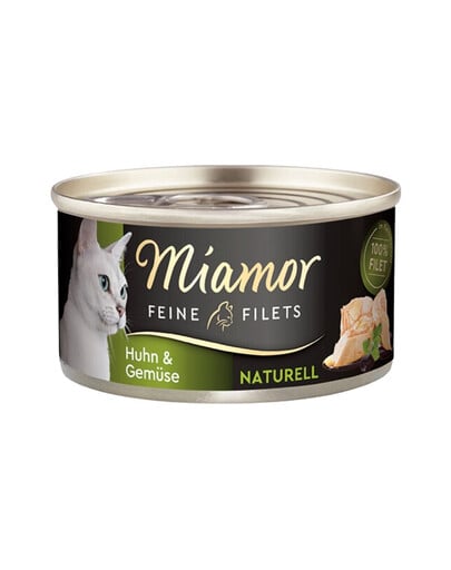 MIAMOR Feine Filets Naturell Chicken&Vegetables 80g