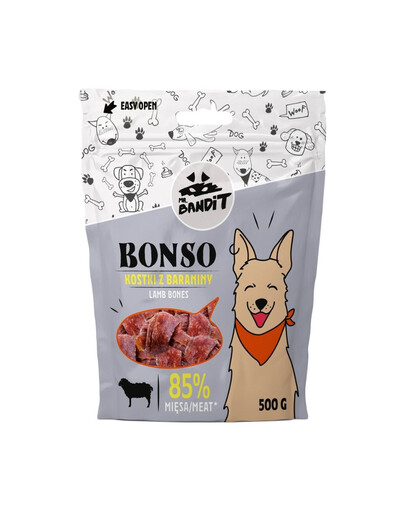 MR. BANDIT Bonso Lammwürfel für alle Hunde 500 g
