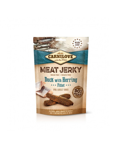 CARNILOVE Jerky duck with herring fillet 100g