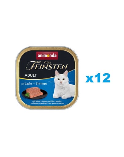 ANIMONDA vom Feinsten Adult Lachs und Garnelen 12 x 100g