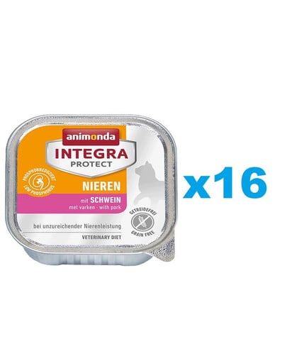 ANIMONDA Integra Protect Niere mit Schweinefleisch 16x 100 g