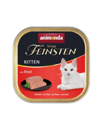 ANIMONDA Vom Feinsten Kitten MIT RIND 100 g