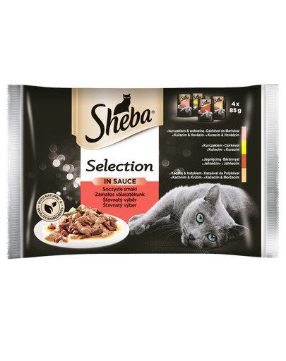 SHEBA Selection in Sauce 4 x 85g x13