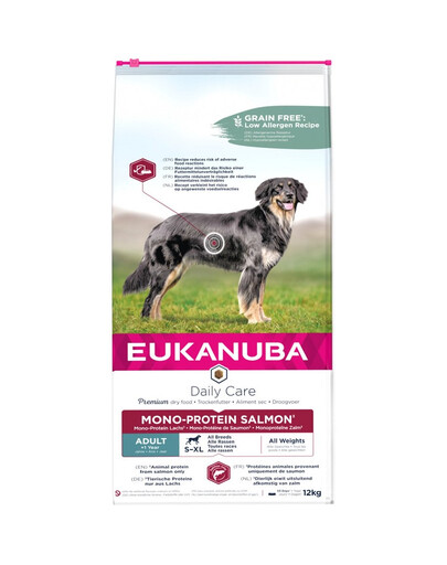 EUKANUBA Daily Care Adult Monoprotein Lachs 12 kg