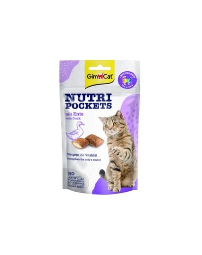 GIMCAT Nutri Pockets with Duck 60 g