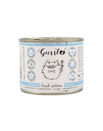 GUSSTO Cat Fresh Salmon 200 g