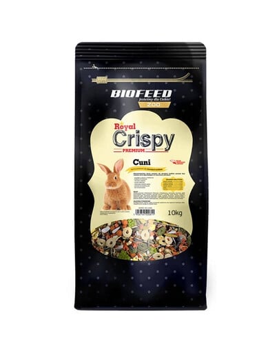 BIOFEED Royal Crispy Premiumfutter für ausgewachsene Kaninchen 10 kg