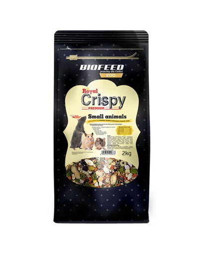 BIOFEED Royal Crispy Premiumfutter für kleine Nagetiere 2 kg