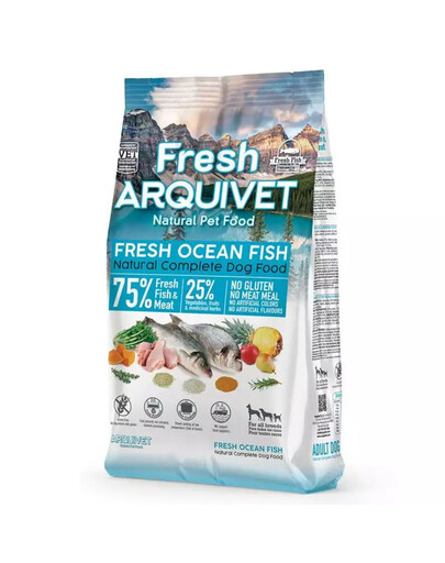 ARQUIVET Fresh Halbfeuchtes Hundefutter Ozeanfisch 10 kg