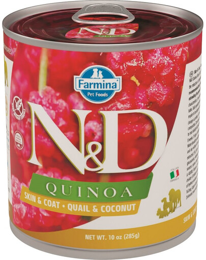 FARMINA N&D Dog quinoa quail&coconut 285 gr