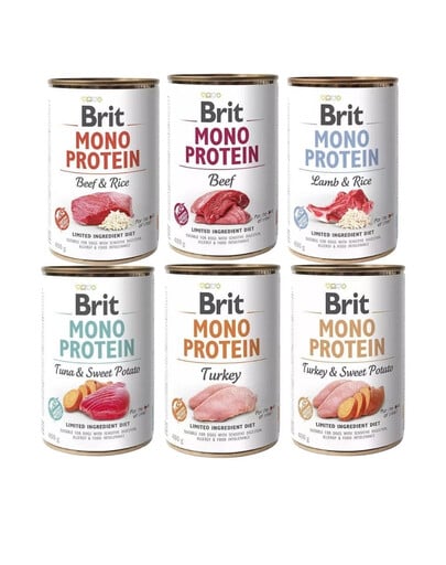 BRIT Mono Protein Mix Geschmacks 6x400 g