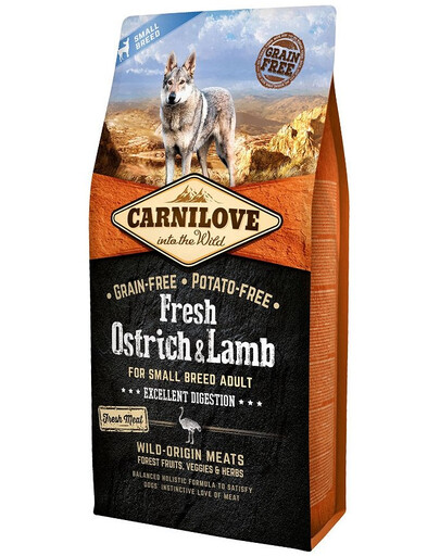 CARNILOVE Hund Fresh Small Breeds Ostrich & Lamb 6 kg