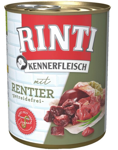 RINTI Kennerfleisch Rentier 6x800g