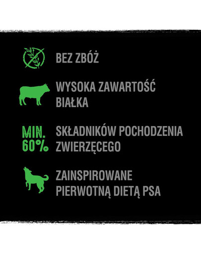CRAVE Trockenfutter 2,8kg mit Lamm und Rind (getreidefreies Alleinfutter für ausgewachsene Hunde)