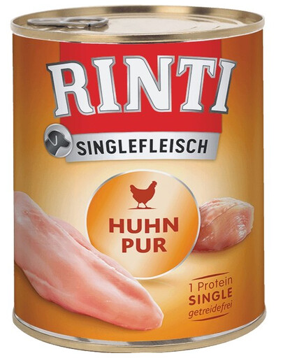 RINTI Singlefleisch Pur Monoprotein Huhn 6x400g