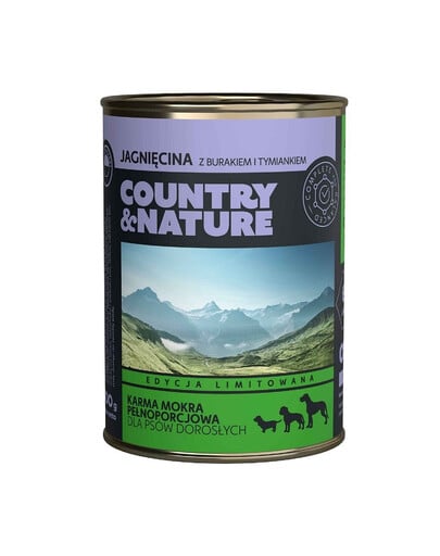 COUNTRY&NATURE Getreidefreies Lammfleischfutter 400 g