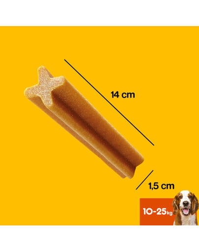 PEDIGREE DentaStix (mittlere Rassen) Zahnsnack für Hunde 112 Stk. - 16x 180g