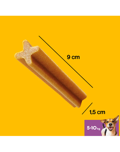 PEDIGREE DentaStix (kleine Rassen) Zahnsnack für Hunde 70 Stück - 10x 110g ​