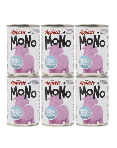 COMFY APPETIT MONO Monoproteinfutter mit Lamm 6x400 g
