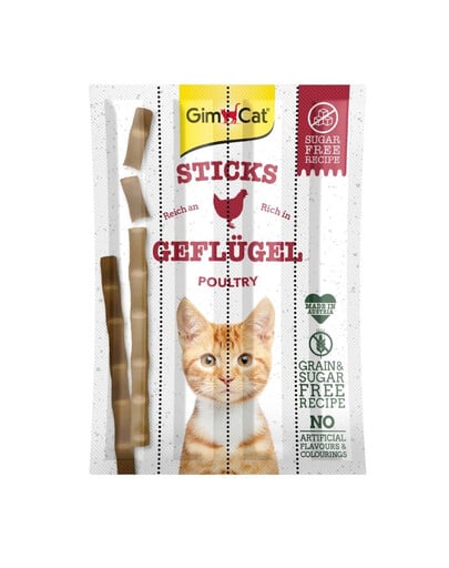 GIMCAT Sticks Poultry 10 pcs