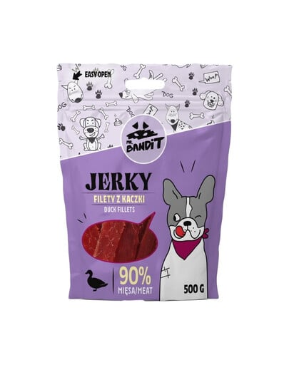 MR. BANDIT Jerky Entenfilets für Hunde 500 g