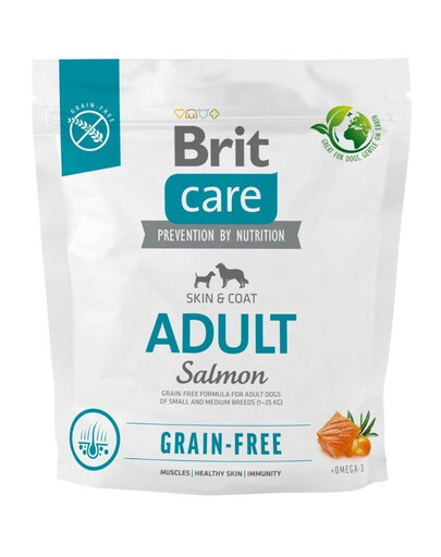 BRIT Care Grain-free Adult Trockenfutter mit Lachs 1 kg