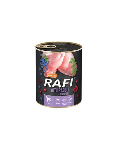 RAFI Kaninchen, Heidelbeeren und Preiselbeeren Hundefutter 400g