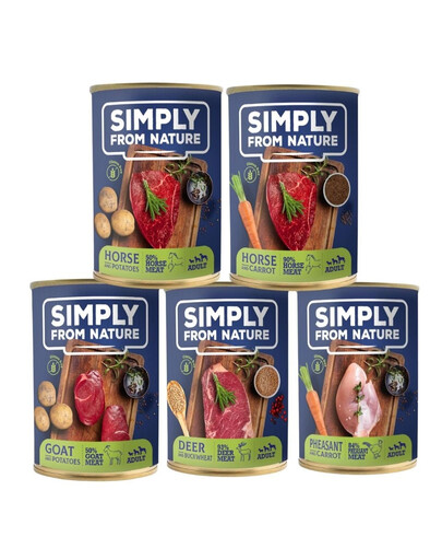 SIMPLY FROM NATURE Paket MIX 5 x 400g