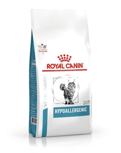 ROYAL CANIN Veterinary Cat Hypoallergenic 0,4 kg Trockenfutter für ausgewachsene Katzen mit Nahrungsmittelunverträglichkeiten