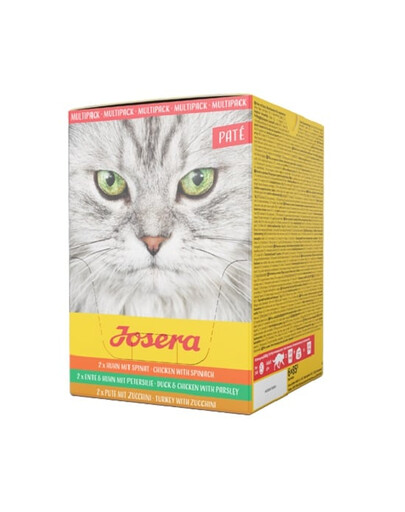 JOSERA Multipack Pate 6x85 g Pastetenmischung für Katzen