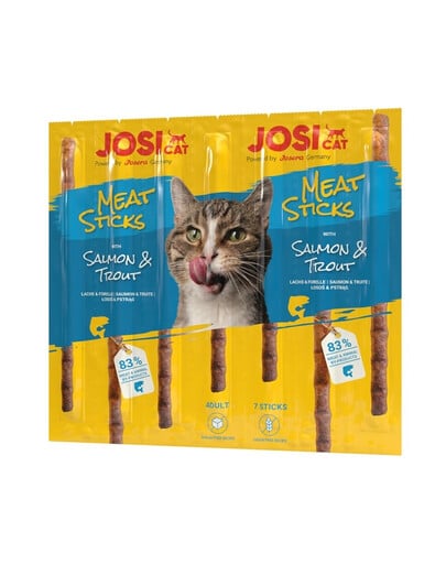 JOSERA JosiCat Meat Sticks Lachs- und Forellensticks für Katzen 35g