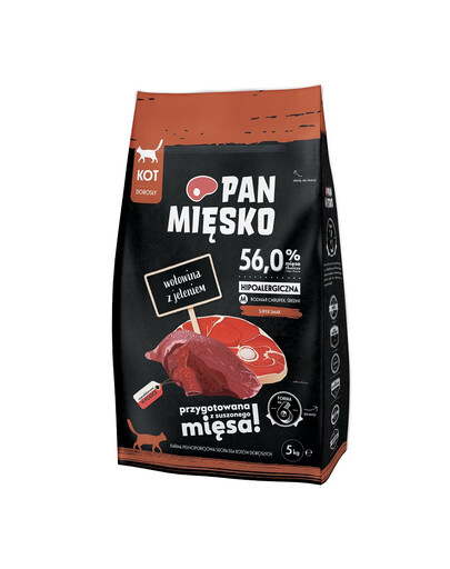 PAN MIĘSKO Rindfleisch mit Hirsch M 5kg