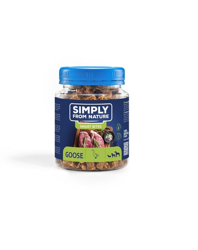 SIMPLY FROM NATURE Smart Bites mit Gans für Hunde 130 g