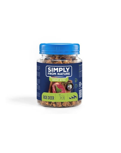 SIMPLY FROM NATURE Smart Bites mit Reh für Hunde 130 g