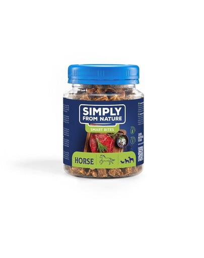 SIMPLY FROM NATURE Smart Bites mit Pferdefleisch für Hunde 130 g