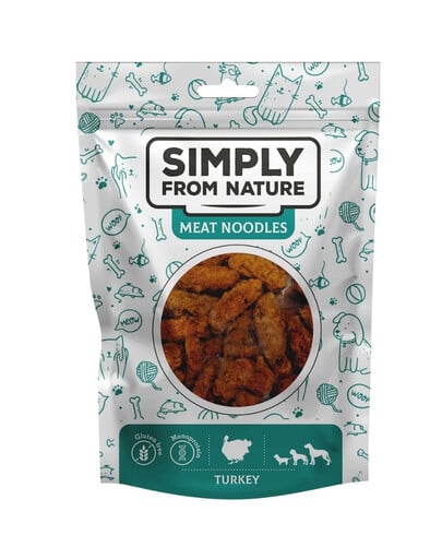 SIMPLY FROM NATURE Meat Noodles Fleischknödel mit Pute für Hunde 80 g