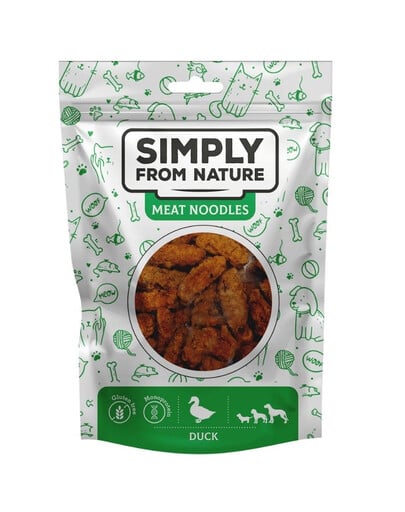 SIMPLY FROM NATURE Meat Noodles Fleischknödel mit Ente für Hunde 80 g