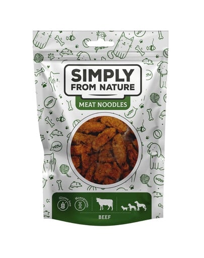 SIMPLY FROM NATURE Meat Noodles Fleischknödel mit Rindfleisch für Hunde 80 g